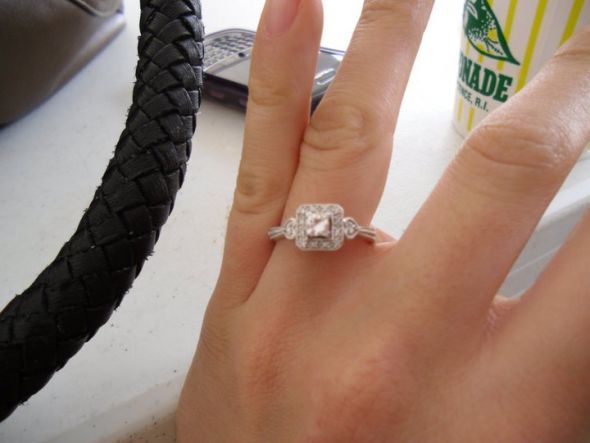 Where did you/your FI get your E-ring? (feel free to post pic) : wedding ring e ring store jewelery store jeweler engagement ring Ktring