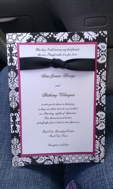 Our invites.
