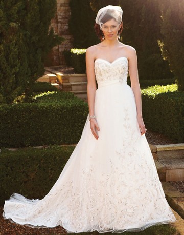 possible wedding dress..what does everyone think :  wedding black white Ca2038