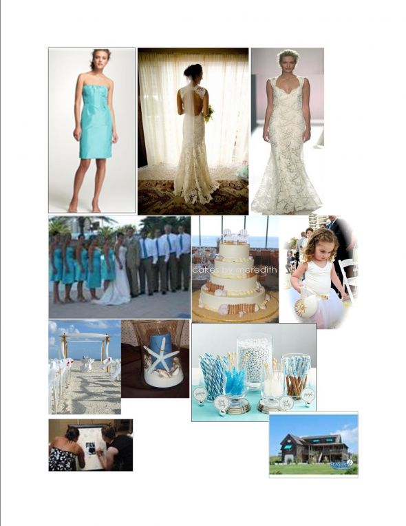 wedding beach tiffany blue flowers Inspirationboard 7 months ago