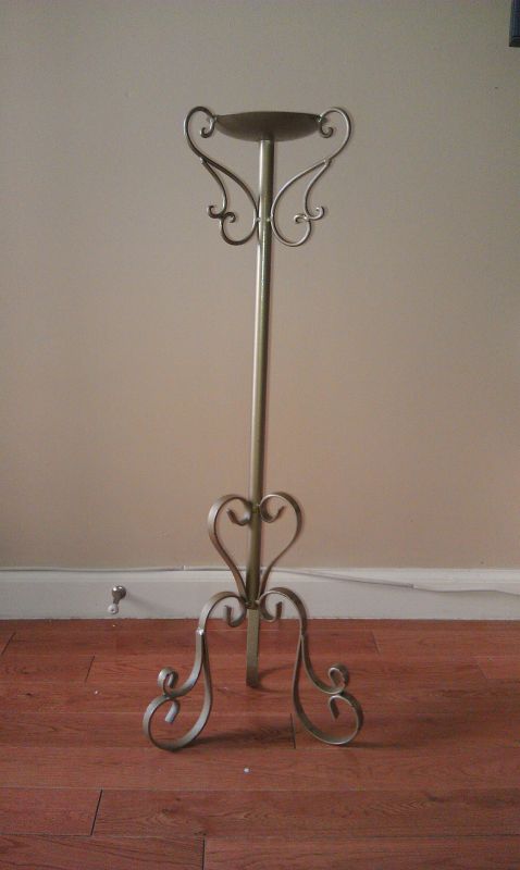 Bronze Candelabras - NY & NJ Brides! : wedding candelabra centerpiece stand flower stand bronze centerpieces gold ceremony flowers reception Plain Candelabra