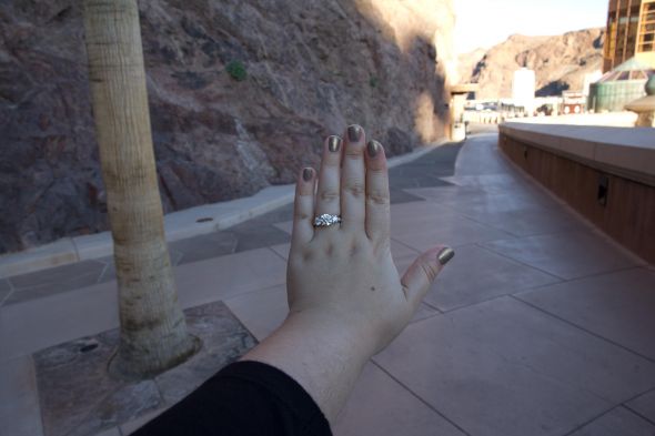 show me your three-stone e-rings! :  wedding three stone ring three stone radiant cut Memories 1 Of 1 2