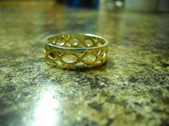 Show me your Grooms Wedding Band :  wedding Allens Ring