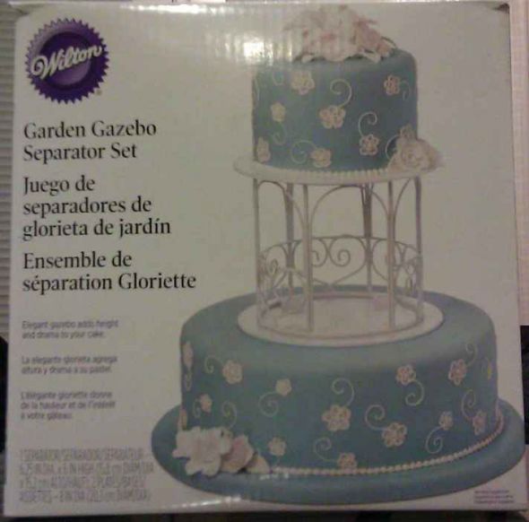 Cake Stand Garden Gazebo Separator Wilton Wedding Cake Cake Stand