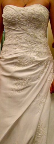 Searching for an all over lace wedding dress for less than 
