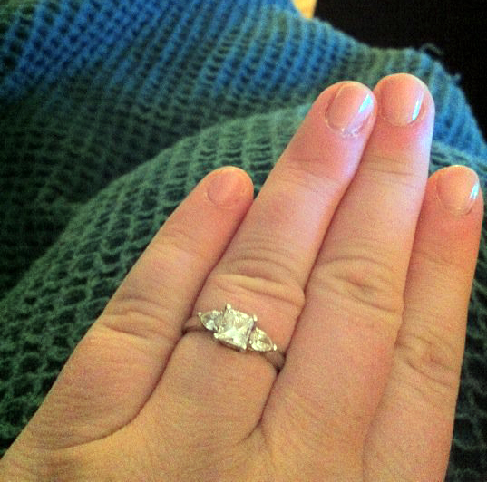 Show me your 3 stone rings with carats of stones! :  wedding 3 stone 1 three stone 1 carat engagement ring ring porn ring 3 stone three stone engagement picture side stones Ring
