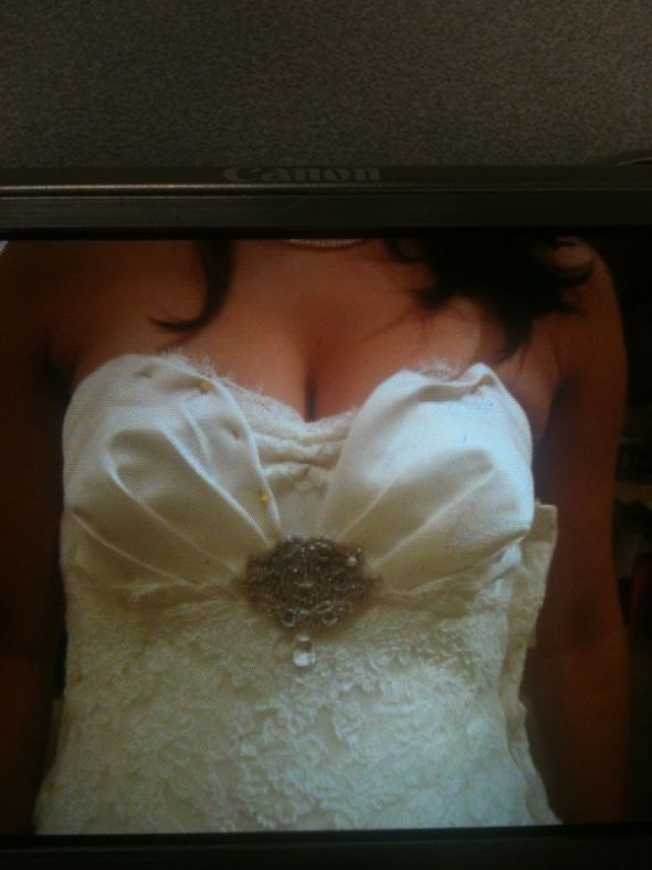PRONOVIAS / SAN PATRICK brides! let me see you dresses! :  wedding dress pronovias st patrick 1 Photo3