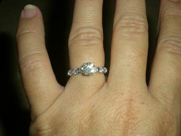 Multi-stone rings...pics please! :  wedding My Ring