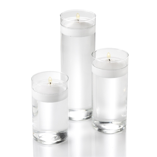 Beautiful with flowers and floating candles 8 a set or 150 for all