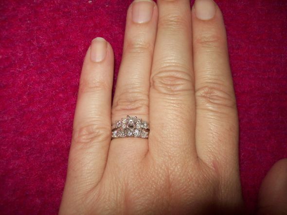 SHOW ME YOUR DIAMOND WEDDING BANDS! :  wedding diamond band carats 000 0006
