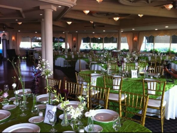  overlays wedding pintuck overlays green chartreuse table linen table 