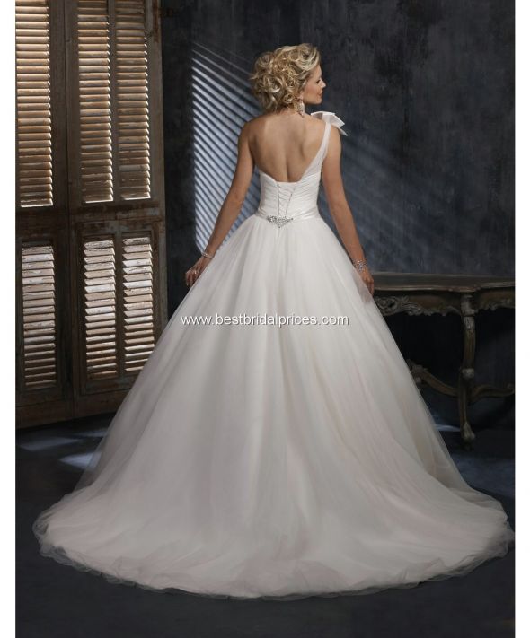 Help me choose a veil!! :  wedding maggie sottero veil cathedral fingertip tulle corset help Backofdress
