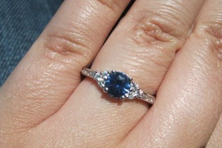 Thought on sapphires? :  wedding saaphire engagement rings Engagement Ring 1