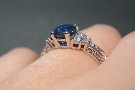 Thought on sapphires? :  wedding saaphire engagement rings Engagement Ring 2