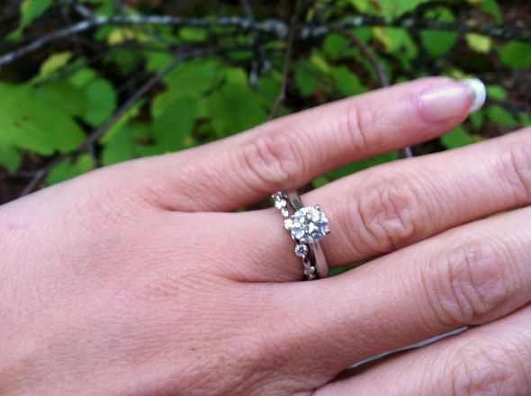 Married and loving my new bling! Newlyweds, show me your rings! :  wedding IMG 1607