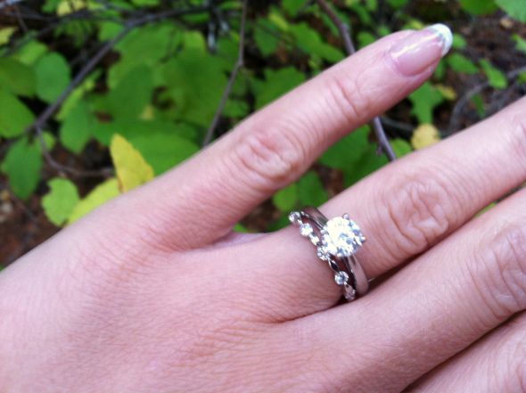 Married and loving my new bling! Newlyweds, show me your rings! :  wedding IMG 1609