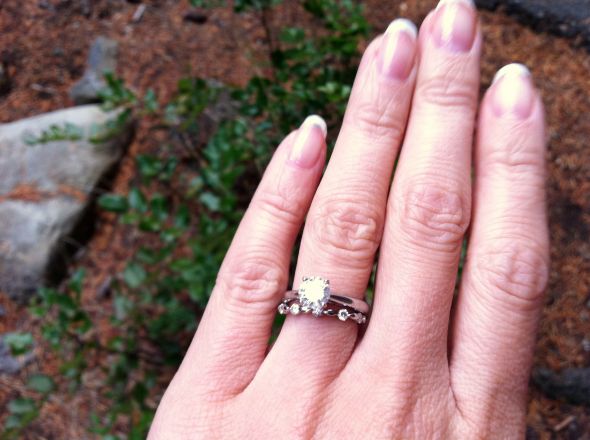 Married and loving my new bling! Newlyweds, show me your rings! :  wedding IMG 1611