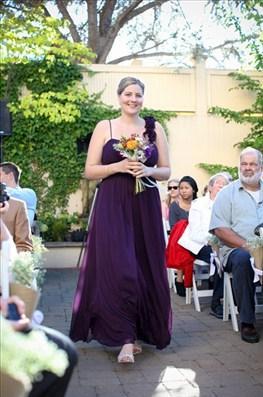 perfect eggplant purple bridesmaids dresses? :  wedding purple bridesmaids dresses Katie