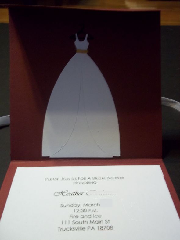 cricut wedding invitation