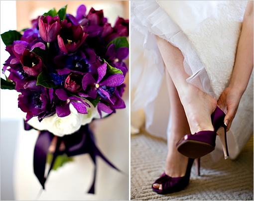 purple wedding