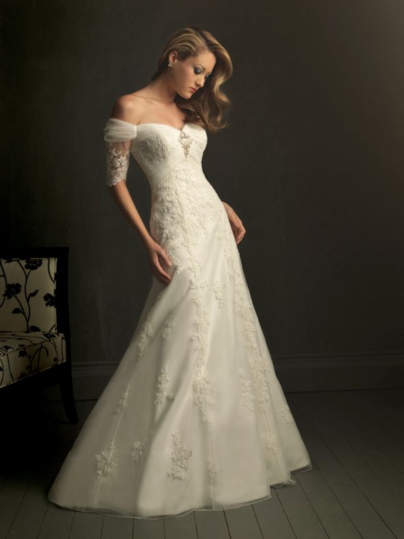 Non strapless dresses! show me pictures of yours! :  wedding non strapless short pictures Mine 2