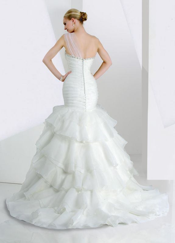 Anyone else pick a wedding dress similar to your prom dress? Post pics! : wedding prom dress wedding pics 10072BL