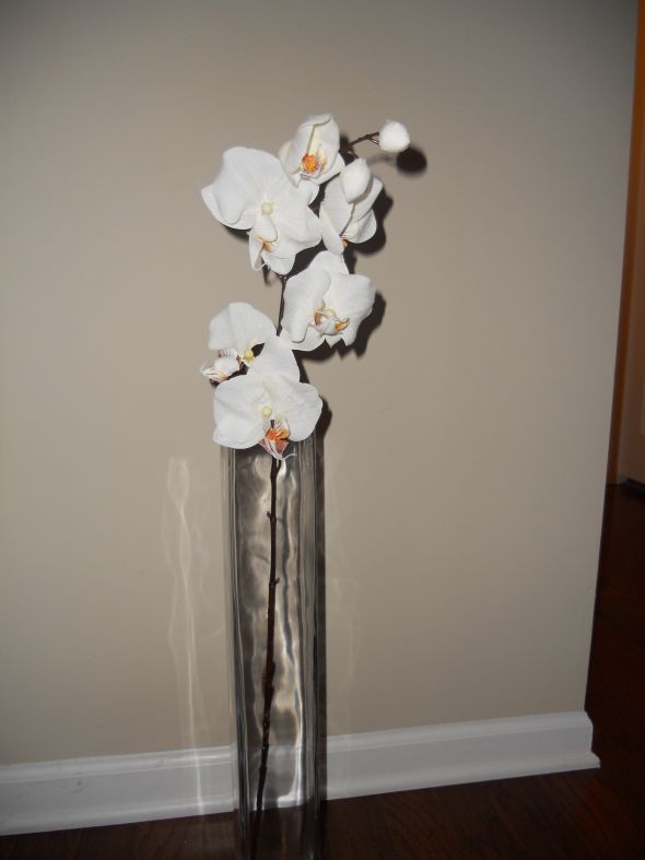 LOTS of wedding decor for sale orchids tall vases ice buckets candle