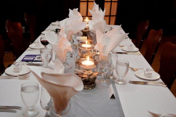 Simple, Affordable Centerpieces DIY :  wedding decor budget diy centerpieces vases candles affordable 1159 Sm