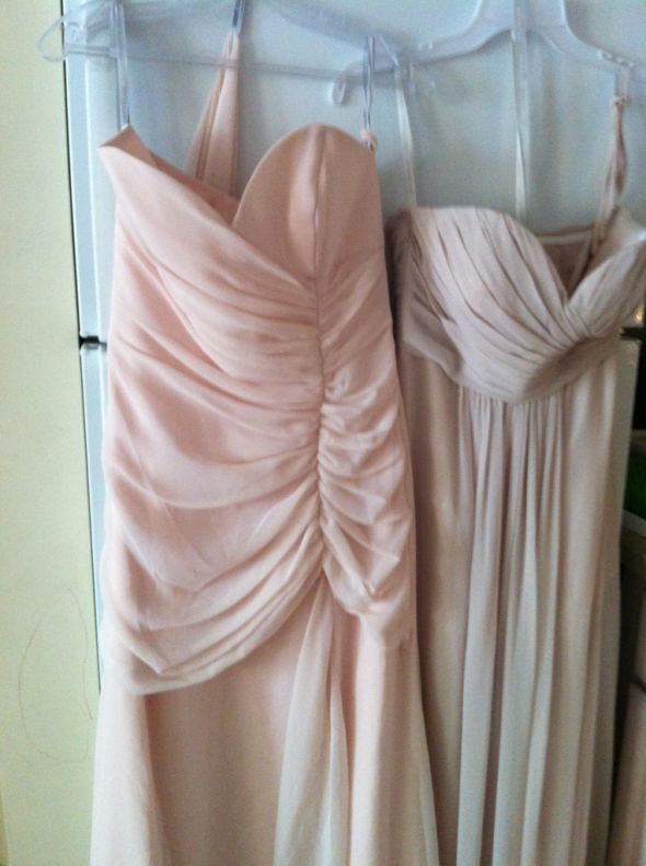  dresses they 39re all various shades of champagne and blush pinks