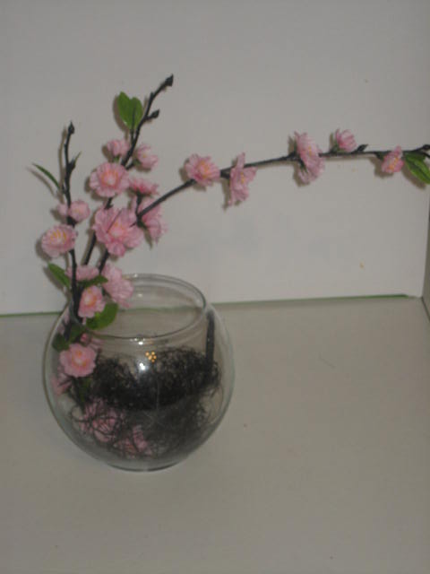This is the idea I came up with for my wedding with cherry blossoms
