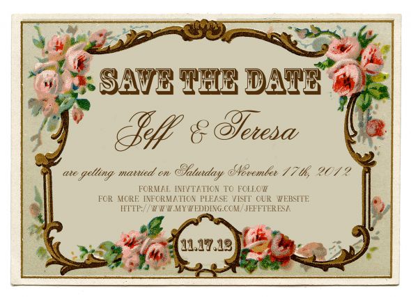 Which save the date do you like the best wedding Save The Date No