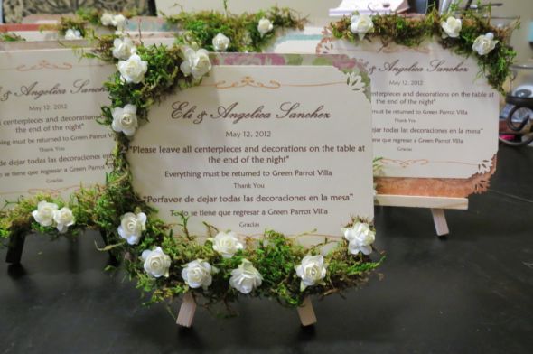  or place cards for those of you who are planning on doing that table 