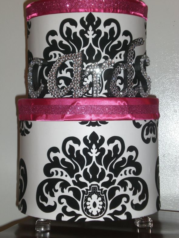 Finished Damask Cardbox :)