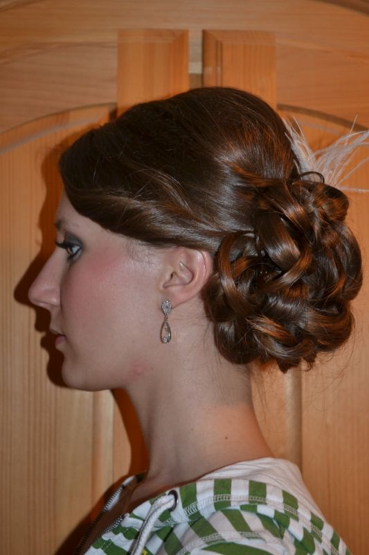 Has anyone done a braided updo? :  wedding DSC 0639