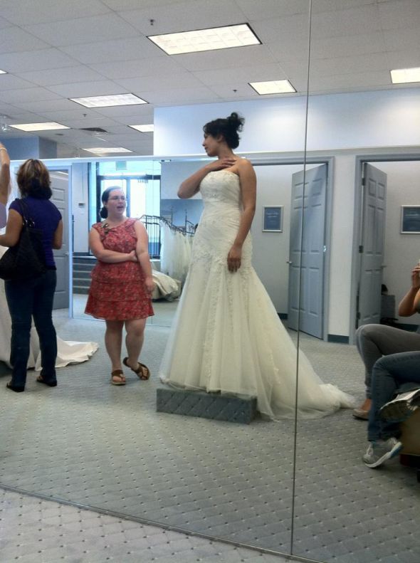 Any Alfred Angelo Brides? : wedding alfred angelo bride bridal dress IMG951502