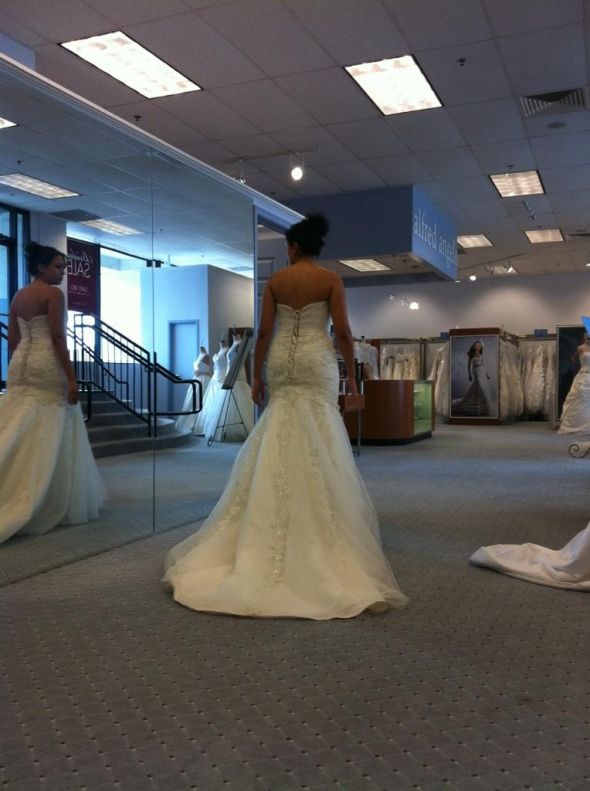 Any Alfred Angelo Brides? : wedding alfred angelo bride bridal dress IMG954357