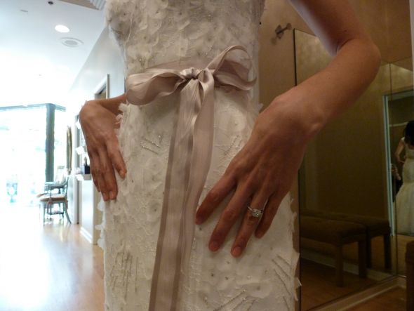 Monique Lhuillier Brides - Dresses! :  wedding monique lhuillier dress P1000412