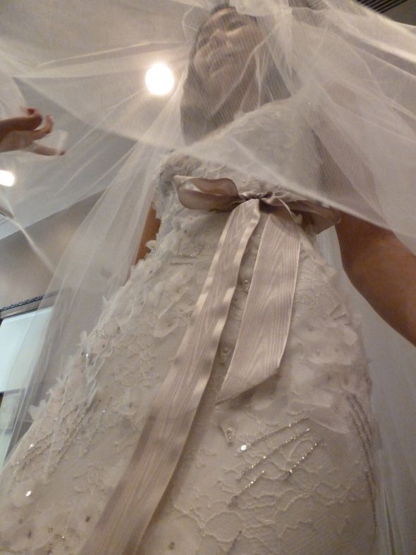 Monique Lhuillier Brides - Dresses! :  wedding monique lhuillier dress P1000415