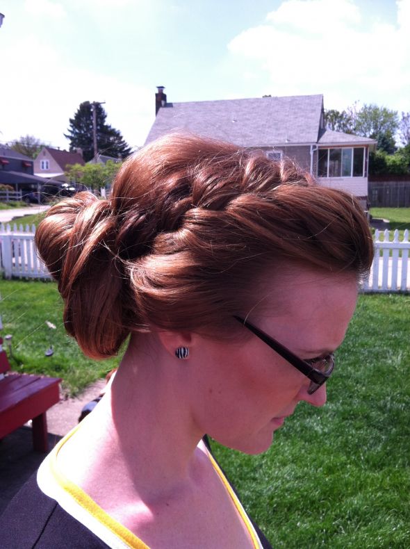 My first hair trial.... :  wedding Photo