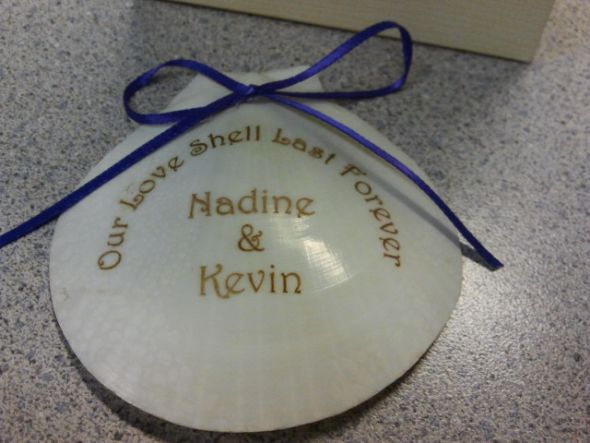 Destination Wedding Shell Favors
