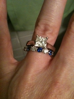 Let's see some thicker bands! Ring Porn included :  wedding New Setting With The Band