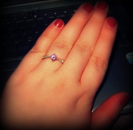 Promise Ring Bling (pic heavy) :  wedding promise ring IMG 42672