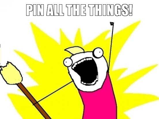 I joined Pinterest yesterday and... :  wedding Pin All The Things