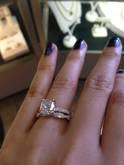 Option for potential wedding ring! :  wedding ring Wedding Band Diamond 2