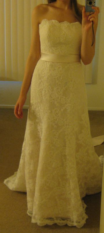 Show me your Lace dresses! :  wedding lace dresses Front