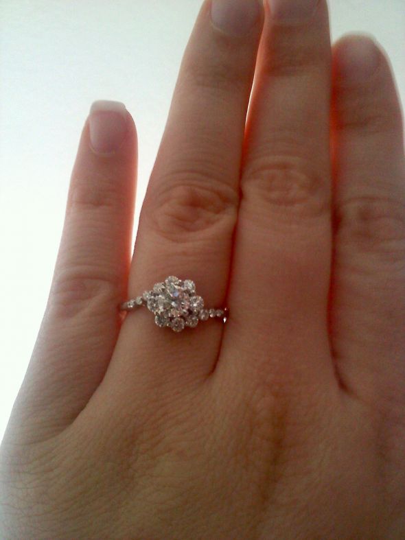 wedding band to fit halo engagement ring? : wedding rings halo bands e ring problems E Ring