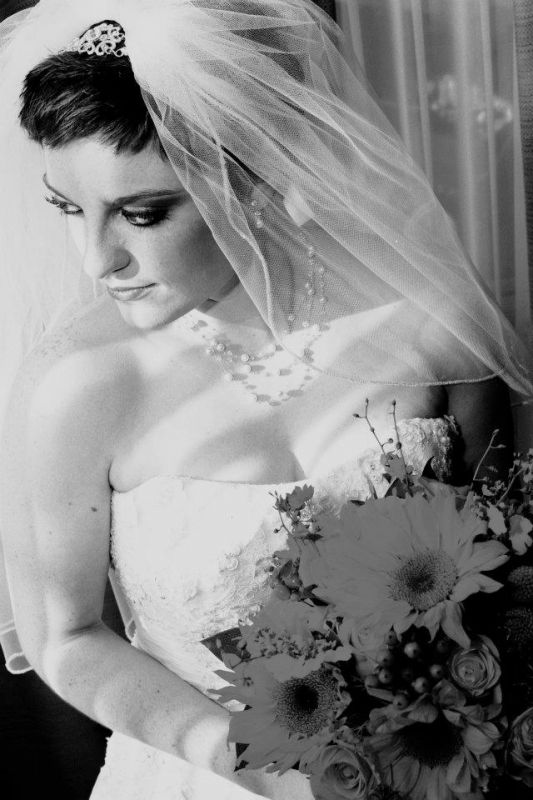 Any pixie cut/short haired brides? [pic heavy] :  wedding 321661 10150412075955699 510265698 8426823 2073351118 N