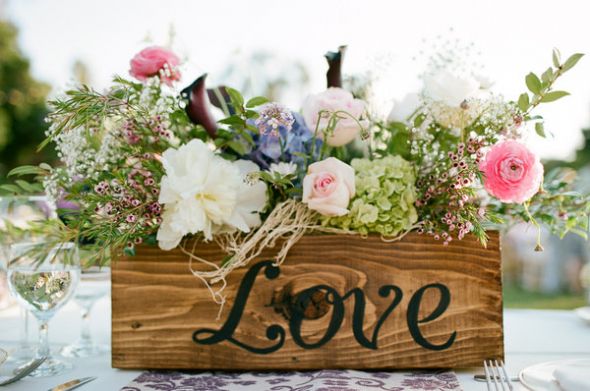 Non-glass rustic centerpieces : wedding non glass rustic centerpieces Erinheartscourt Am Wed 0087