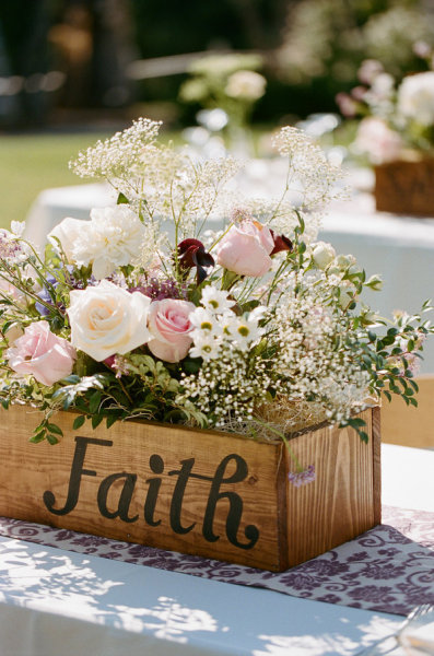 Non-glass rustic centerpieces : wedding non glass rustic centerpieces Erinheartscourt Am Wed 0099x600