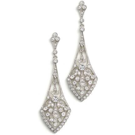 Show me your earrings?! :  wedding earrings accessories 007661 1